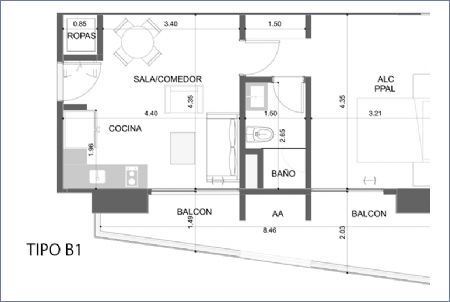 Imagen de Apartasuite Tipo B1 - Ambar Bio